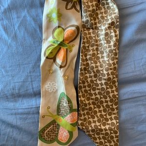 Silk Skinny Coach Scarf